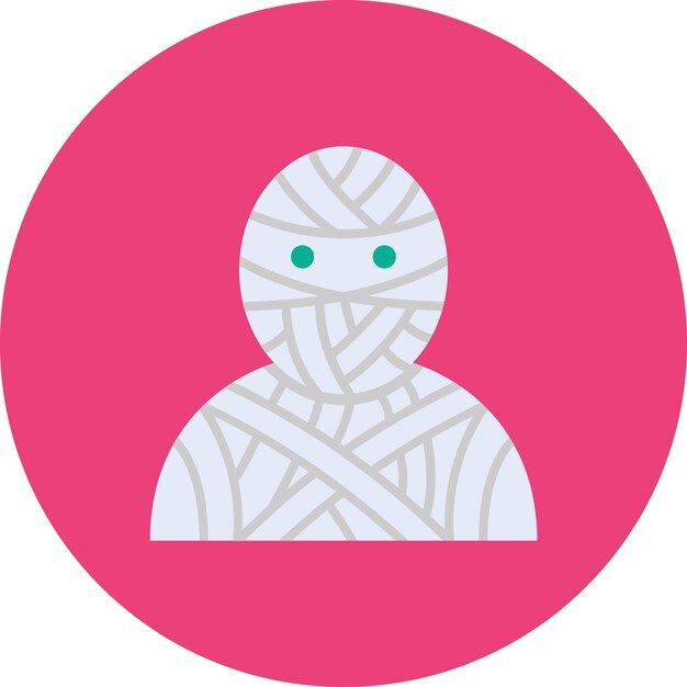 un círculo rosa con un diseño blanco y gris en él