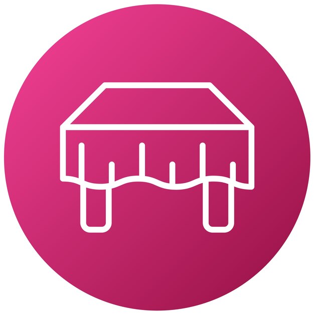un círculo rosa con un fondo rosa con un logotipo blanco que dice una casa