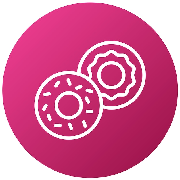 un círculo rosa con un fondo rosa con un punto blanco
