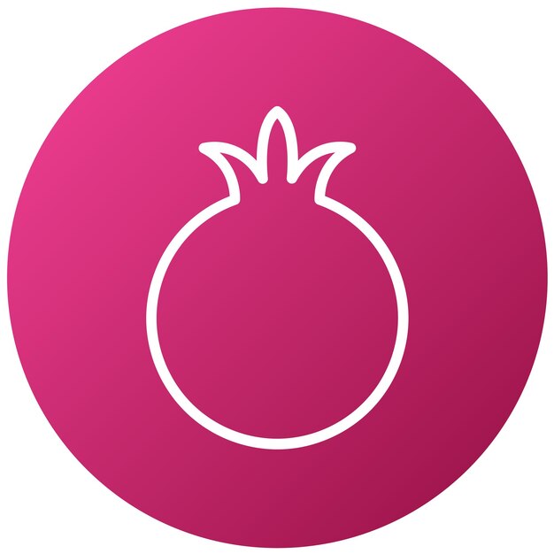 un círculo rosa con una palmera en él