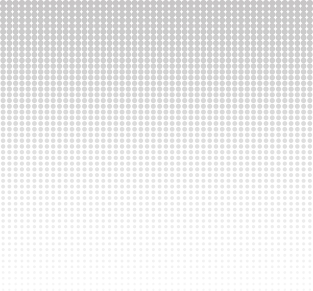 Círculo de semitono transparente puntos fondo de vector abstracto o textura para plantilla de diseño