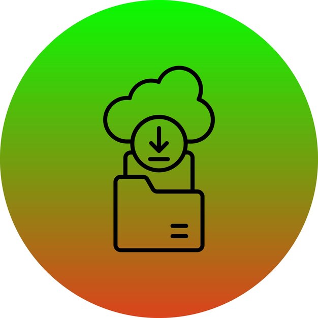 un círculo verde con una nube en él y un círculo rojo y verde con un fondo rojo y green