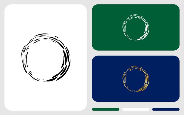 círculo zen arte vectorial