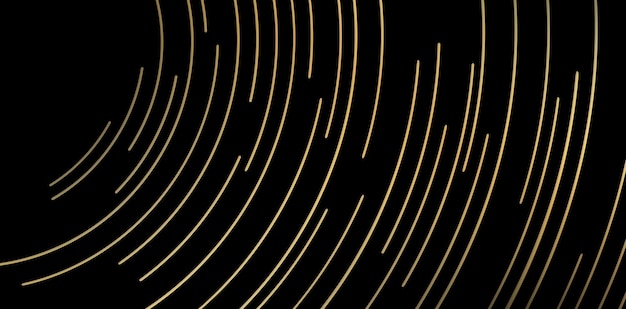 Círculos abstractos de oro