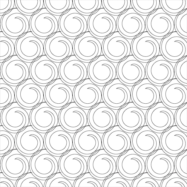 Círculos aleatorios Imágenes de patrones sin fisuras Patrón aleatorio Espiral de fondo patrón repetido en espiral