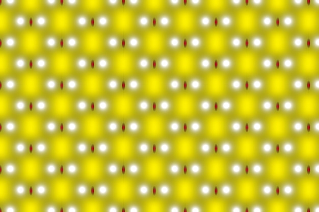 círculos amarillos y blancos con un fondo amarillo
