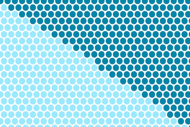 círculos azules sobre un fondo azul