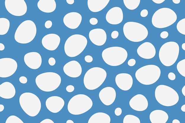 círculos blancos sobre un fondo azul