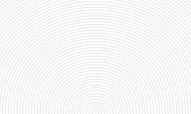 Círculos concéntricos Arte de líneas minimalistas
