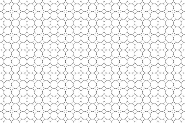 Los círculos de fondo lineal