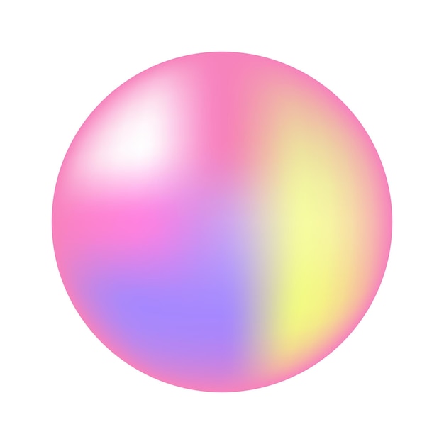 círculos de gradiente para el diseño de la portada geométrica abstracta sobre fondo blanco