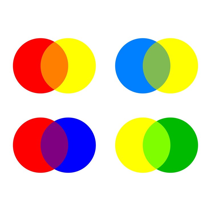 Vector círculos de intersección de colores fondo de color elemento de diseño ilustración vectorial