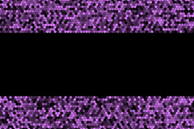 Vector círculos púrpuras enmarcan el fondo geométrico abstracto