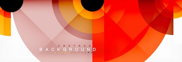 Los círculos y triángulos geométricos mínimos, el fondo abstracto, el techno, la plantilla de póster de diseño moderno.