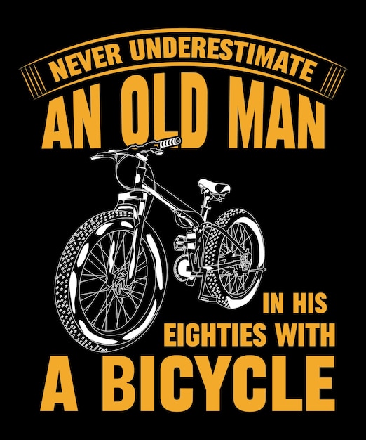 Cita de ciclismo, Personalizado, Retro, Tipografía, Imprimir, Vector, Diseño de plantilla