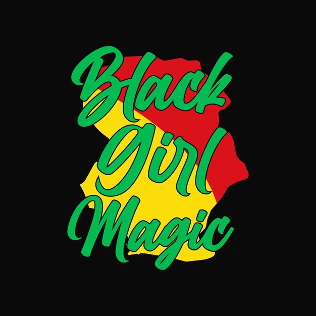 cita de letras mágicas de niña negra