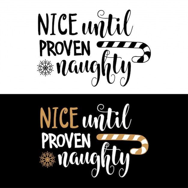 Cita de Navidad de letras a mano