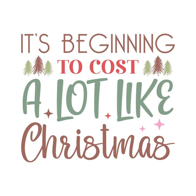 Citas divertidas de Navidad Diseño SVG