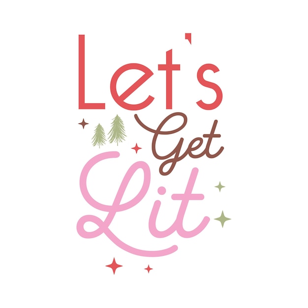 Citas divertidas de Navidad Diseño SVG