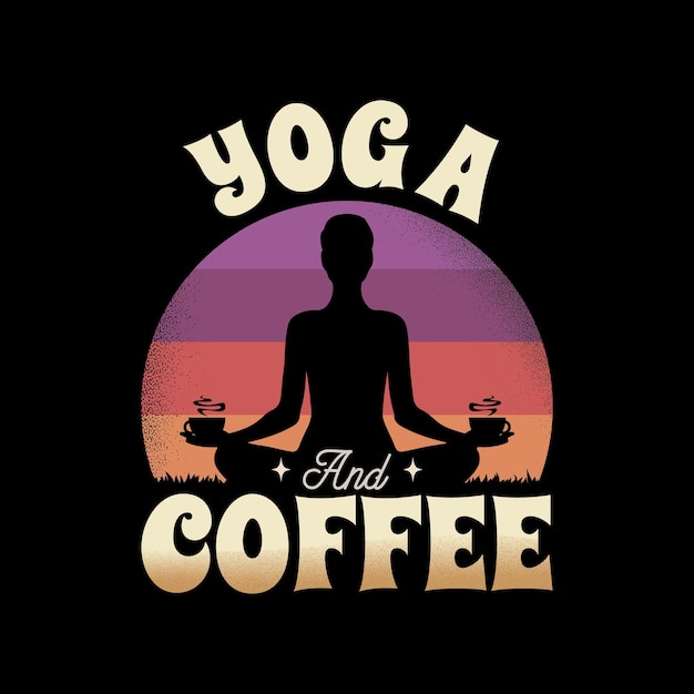 Citas de entrenamiento de yoga diseño de camiseta amante del yoga y el café camiseta