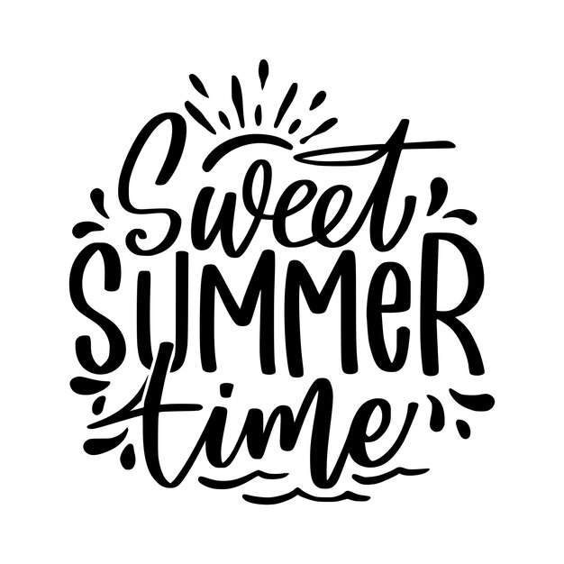 Citas y frases de letras de verano para carteles imprimibles, tarjetas, bolsas o diseños de camisetas divertidos