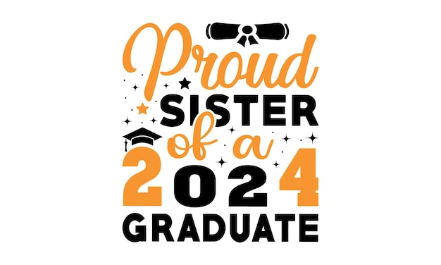 Citas de graduación Clase de 2024 Diseño de graduación Silhueta del paquete Graduación svgvectorSenior svg