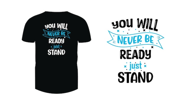 citas inspiradoras diseño de camiseta