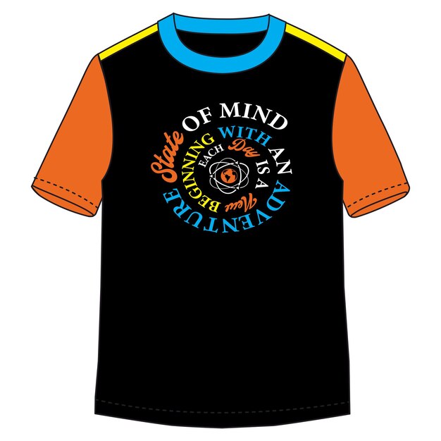 Citas inspiradoras modernas Diseño de camisetas Pro Vector