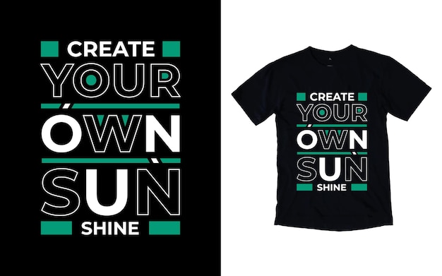 Citas mínimas e inspiradoras vectoriales diseño de camiseta de tipografía moderna Citas positivas