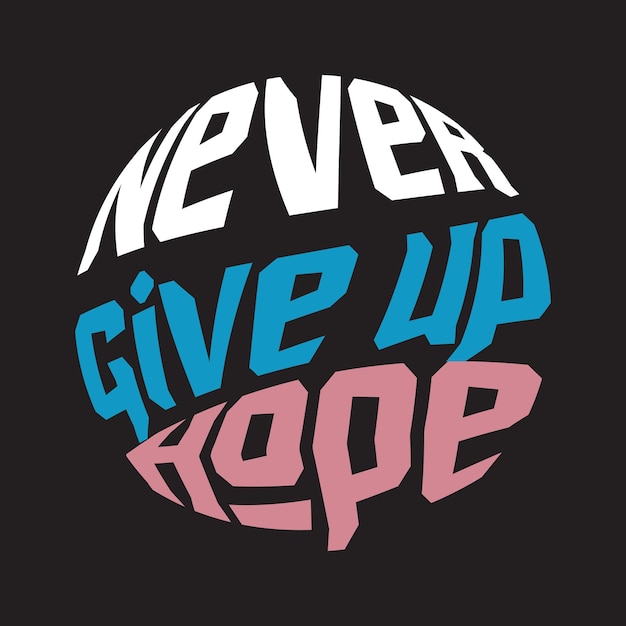 Citas motivacionales e inspiradoras letras efecto de texto tipografía diseño de camiseta oscura