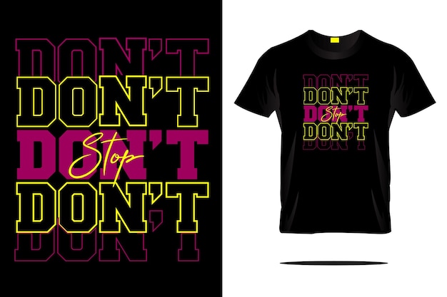 Las citas tipográficas no se quedan en el texto de caligrafía para camisetas