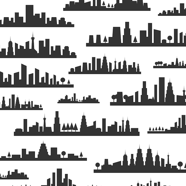 Ciudad un fondo