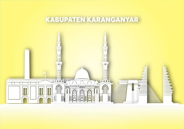 Ciudad de Karanganyar en Plano 2D