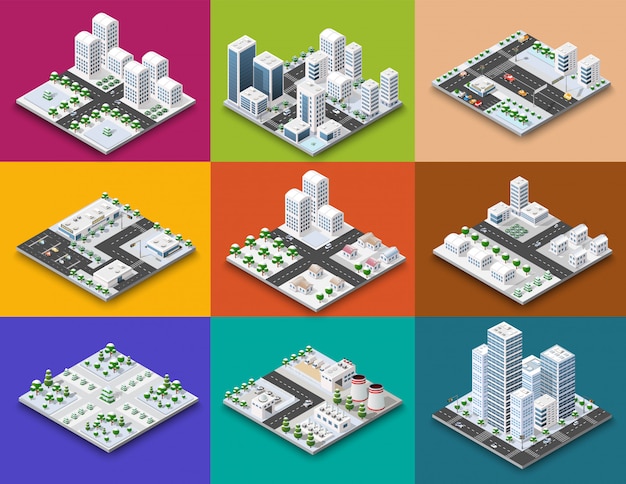 Ciudad del modulo creador del concepto isometrico de urbanismo.