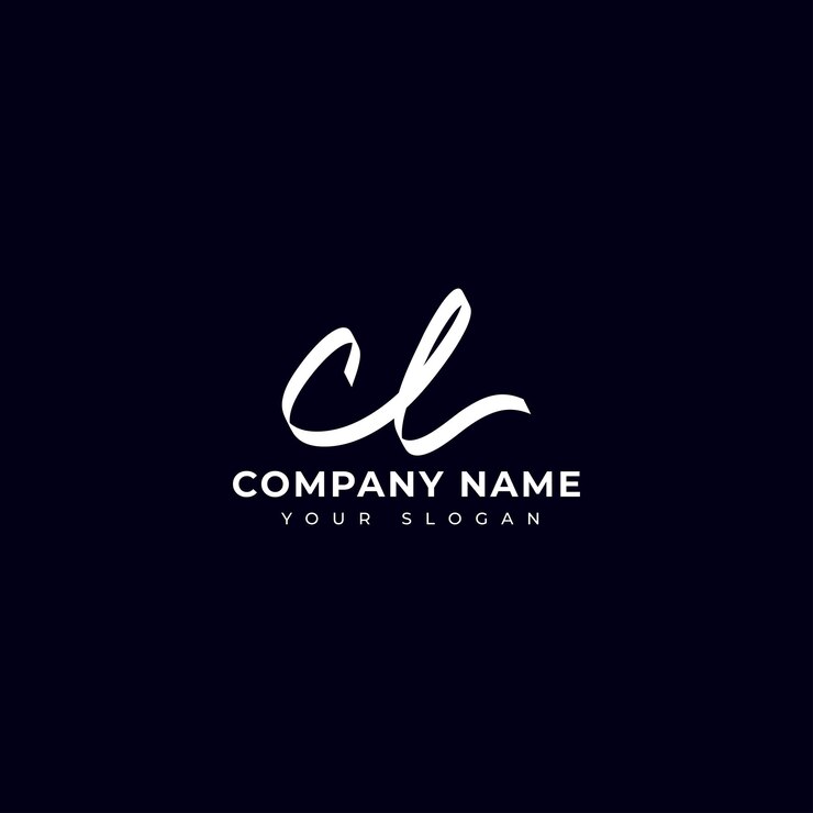 Vector cl diseño de vector de logotipo de firma inicialxa