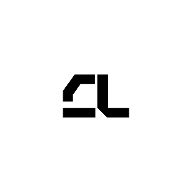 CL monograma logotipo diseño carta texto nombre símbolo monocromo logotipo alfabeto carácter simple logotipo