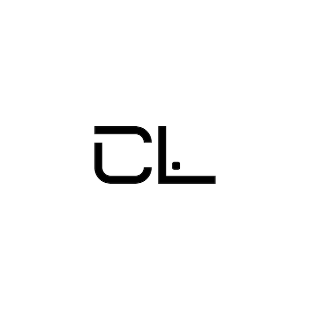 CL monograma logotipo diseño carta texto nombre símbolo monocromo logotipo alfabeto carácter simple logotipo
