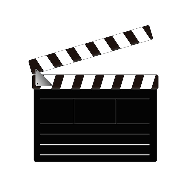 Vector clapperboard