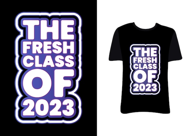 Clase de 2023 camiseta camisas de graduación la nueva clase de 2023