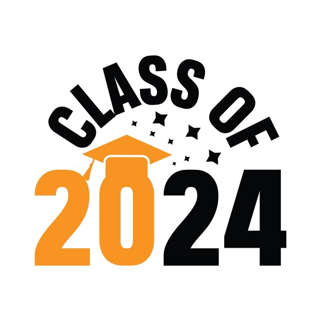 clase de 2024 SVG diseño graduación SVG