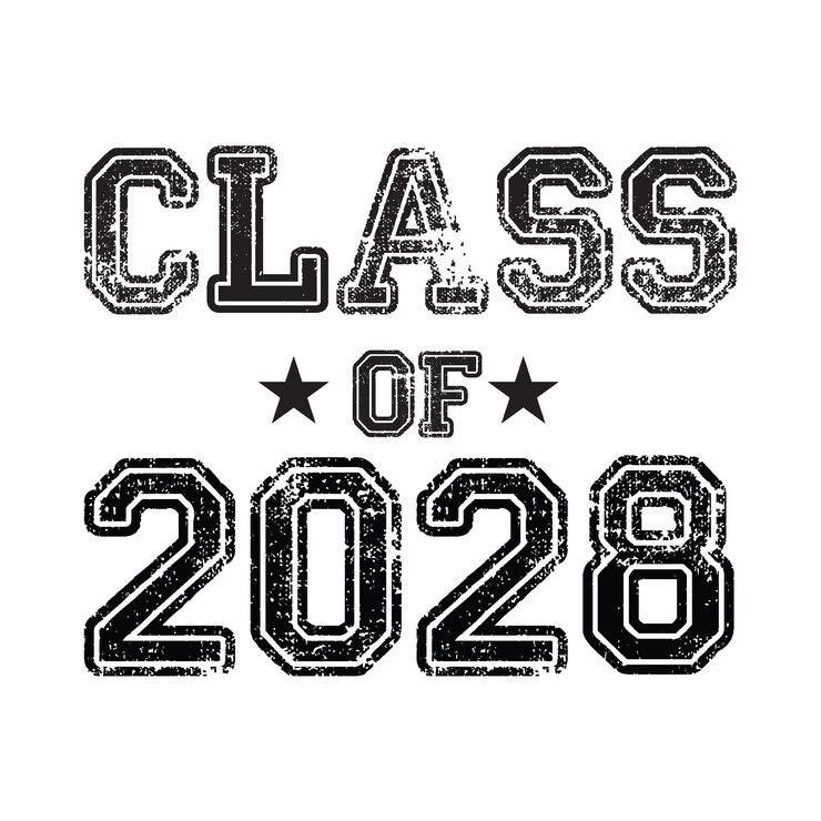 Vector clase de 2028 vector de diseño de camiseta