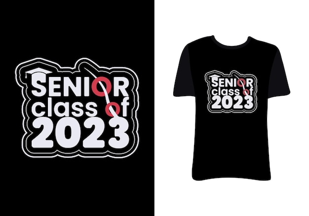 Clase senior de 2023 camiseta camisetas de graduación