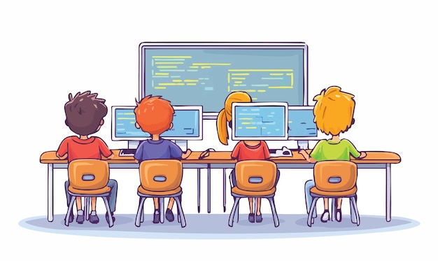 Clases de codificación atractivas para niños