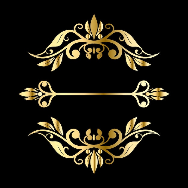 Clasic Islamic Frame Shapes Ornate Luxury Borders amp Boxes de texto para invitaciones de boda amp Etiquetas