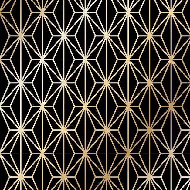 Vector clásico fondo moderno ornamento elegante patrón lujo gatsby marco rectangular dorado vintage