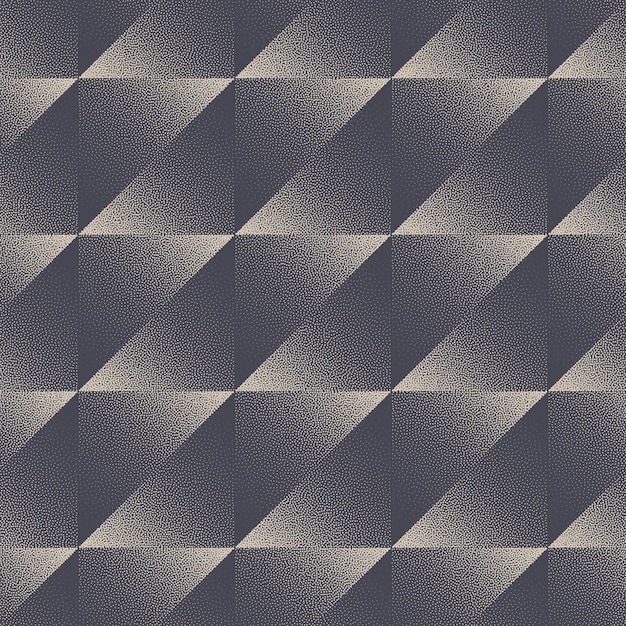Clásico Patrones Sin Fisuras Vector Triángulos Stipple Gradación Resumen Antecedentes