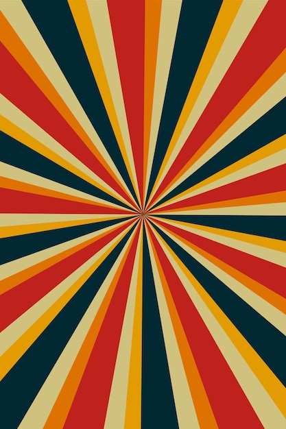 clásico vintage rayos sunburst fondo retro