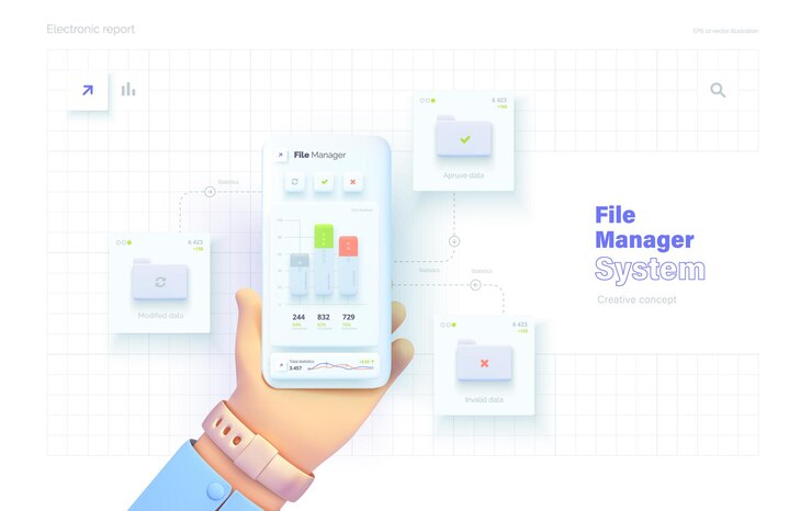 Clasificación de los datos Gestión de archivos Informe electrónico