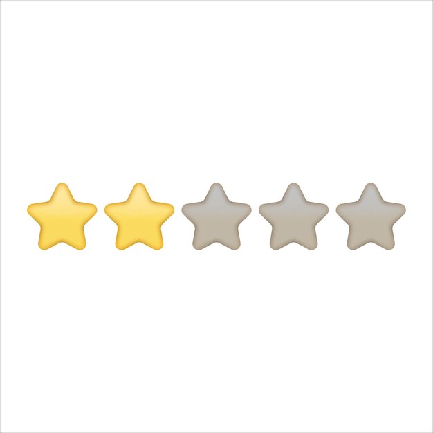 Clasificación de dos estrellas por los mejores servicios excelentes Clasificación por la satisfacción por la calidad Clasificación del cliente
