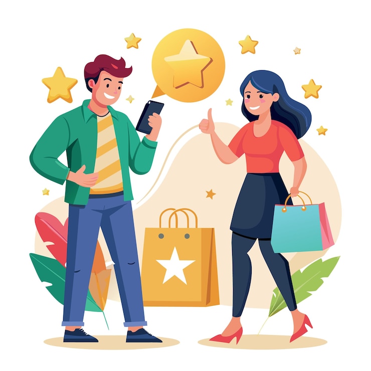 Vector clasificación de la experiencia del cliente comentarios de experiencia del usuario o calificación de estrellas de revisión sobre el producto y servicio c